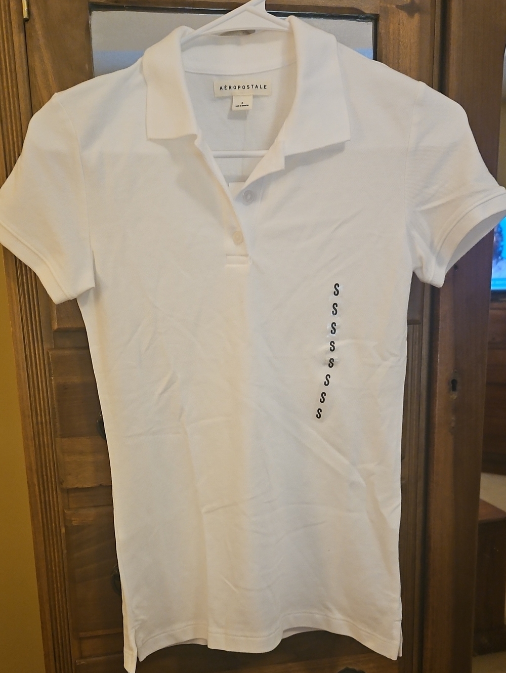 6 Aeropostale Short Sleeve Polo Tee - Picture 4 of 4